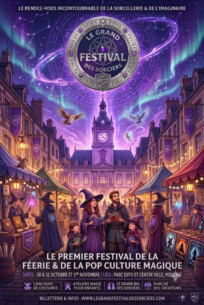 Bannière magique du Grand Festival des Sorciers